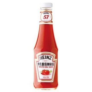 Heinz 亨氏 番茄辣椒酱 瓶装番茄辣椒酱 薯条披萨意面酱 325g 卡夫亨氏出品