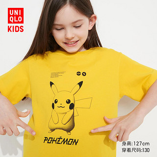 UNIQLO 优衣库 童装男童/女童(UT)Pokémon印花T恤(短袖宝可梦亲子)457844