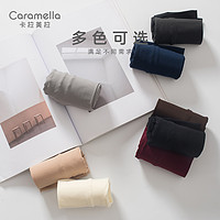 卡拉美拉 Caramella 女士打底裤春秋款天鹅绒连裤袜丝袜光腿神器瘦腿袜黑色 1件装