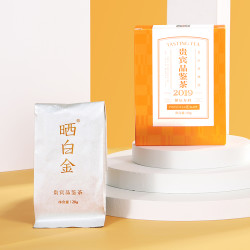 PINPINTEA 品品香 2019 晒白金 紧压寿眉 20g