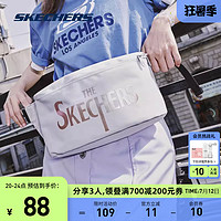 SKECHERS 斯凯奇 秋冬大学生运动包幻彩满印腰包斜挎包包包