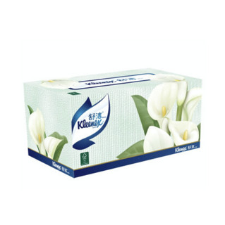 Kleenex 舒洁 马蹄莲 盒装抽纸 2层*200抽*3盒（200*194mm）