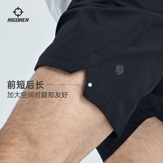RIGORER 准者 2023新款梭织五分裤男篮球运动训练健身跑步透气速干美式短裤