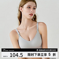 嫚熙(EMXEE)孕妇大码哺乳内衣大胸显小聚拢胸部下垂大罩杯文胸怀孕期 梦幻蓝 XXL