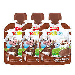 PASCUAL 帕斯卡 西班牙进口 小小帕斯卡巧克力味含乳饮料儿童饮品80g*3袋