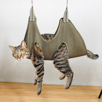 梦想猫 Dream cat猫咪剪指甲吊床英短防抓防咬固定袋神器宠物打针喂药护理美容吊床