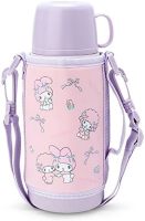 Sanrio 三丽鸥 My Melody 儿童 双向不锈钢瓶 带袋子 744557