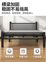 蔓斯菲尔 折叠床单人家用成人午休床简易1.2米结实耐用办公室硬板陪护铁床