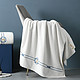 PLUS会员：Careseen 康尔馨 海岛度假系列 海纳尼亚浴巾 A类 母婴级 800g 150*80cm 经典白