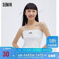 Semir 森马 吊带小背心女士春夏家居无袖内搭打底针织上衣女105323171001