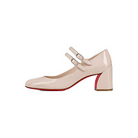 Christian Louboutin 女士牛皮革高跟鞋 1220145F608 米色 38.5