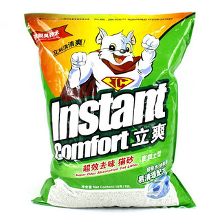 立爽（Instant－Comfort）猫砂10kg膨润土型10L高效去味除臭快结团吸水易清理多省送货上门  立爽猫砂10升×1包