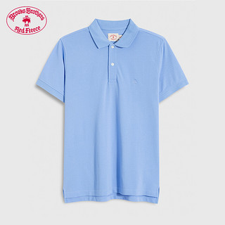 Brooks Brothers 男士短袖POLO衫 1000092914 淡蓝色 M