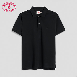 Brooks Brothers 男士短袖POLO衫 1000092914 黑色 M