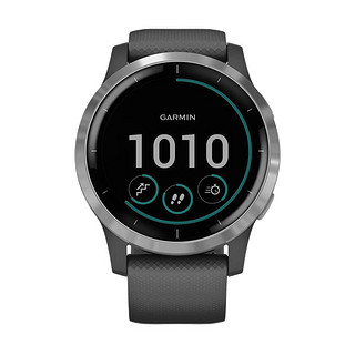 GARMIN 佳明 Active系列 运动手表 010-02174-01 黑银 45mm