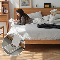 北欧实木床现代简约日式1.5单人主卧橡木1.8米双人床