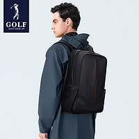 GOLF 高尔夫 大容量双肩包15.6英寸电脑背包 款式4-雾黑