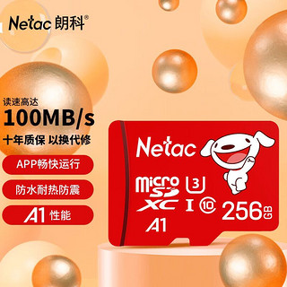 Netac 朗科 ?JOY 256GB TF(MicroSD)存储卡 U3 C10 A1 4K P500系列 读速100MB/s 支持4K switch