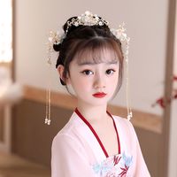 梦君宸 女童头饰仙气套装 发钗 发冠+发簪