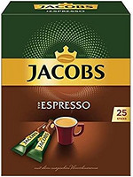 JACOBS 速溶咖啡 浓缩咖啡，25 支速溶咖啡棒，1 x 25 饮料