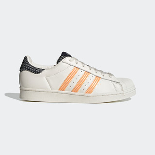 adidas阿迪达斯三叶草SUPERSTAR男女经典贝壳头板鞋小白鞋GZ4376 36.5 225mm 白/深灰/橙黄