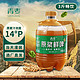 QINGMAI 青麦 山东特产精酿原浆啤酒 14°P小麦白啤1.5L*1桶