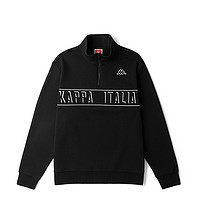 Kappa 卡帕 运动卫衣2021新秋男半拉链立领套头衫休闲外套