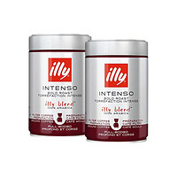 illy 意利 研磨咖啡粉罐装 意大利进口 中深烘焙浓缩意式 250g*3罐