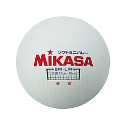 MIKASA 米卡萨 软式排球78cm 检定球 175g轻量 白色 B