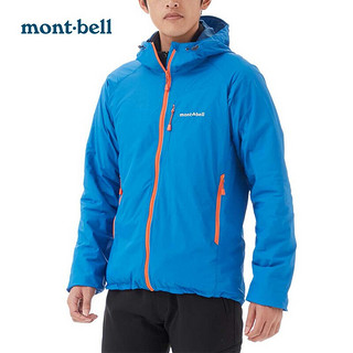 montbell春夏新款mont.bell蒙贝欧户外男款连帽软壳上衣神衣外套日系简约 BK L/180