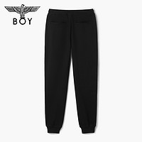 BOY LONDON BOYLONDON潮牌长裤情侣款23夏新品黑色印花束脚透气休闲裤N15903