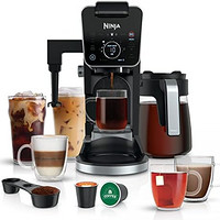 NINJA CFP301 DualBrew Pro 系统 12 杯咖啡机，单杯咖啡粉和 K-Cup Pod