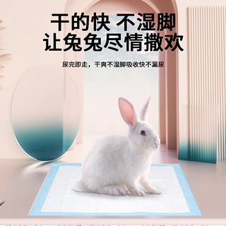 PETBEST 宠百思 兔子尿垫宠物兔专用尿不湿纸尿布兔笼隔尿垫片一次性兔子用品尿片