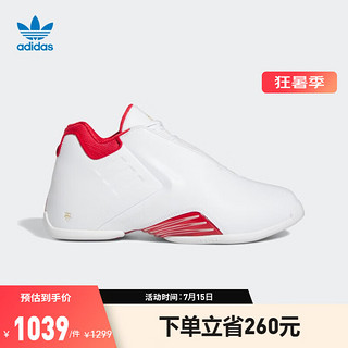adidas 阿迪达斯 ORIGINALS Tmac 3 Restomod 男子篮球鞋 FZ6212 白色/红色 42
