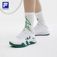 抖音超值购：FILA 斐乐 女鞋POTENZA网球鞋早春季新款综训鞋运动鞋子A12W311501F