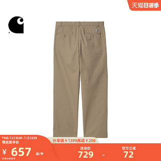 carhartt WIP 休闲裤男装春夏经典LOGO标签宽版潮流卡哈特031216J