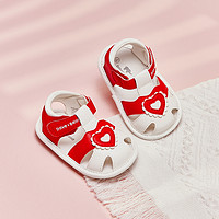 戴维贝拉 婴儿步前鞋女宝宝新生儿软底凉鞋2023夏季新款轻便童鞋