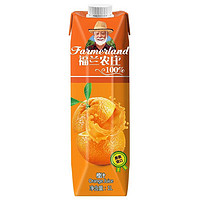 福兰农庄 100%橙汁饮料  1L