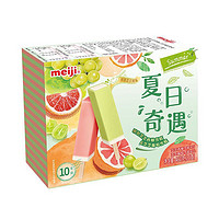 meiji 明治 雪糕芝芝西柚、芝芝葡萄46g*10支彩盒装冰淇淋