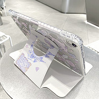 MOROCK 莫瑞 适用ipad平板保护套2022款第十代带笔槽苹果pro11透明防弯air5亚克力10.2寸21三折可竖屏硬壳