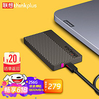 thinkplus 移动固态硬盘高达2100MB/s 高速电脑手机usb type-c双接口pssd 闪电鲨LS100