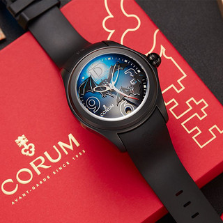 CORUM 昆仑 表泡泡系列蝙蝠自动机械计时腕表瑞士手表