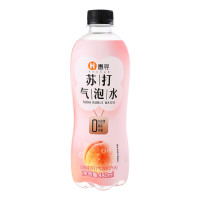 学生专享：惠寻 无糖气泡水苏打水  汽水白桃味 480ml*6瓶