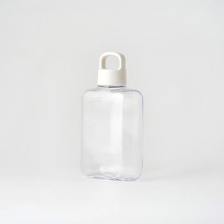 MUJI 無印良品 扁瓶小二 共聚酯 迷你水杯 Tritan MDM0CC2A 随手杯 便携 310ml