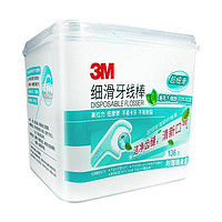 3M 薄荷细滑牙线棒盒装 136支