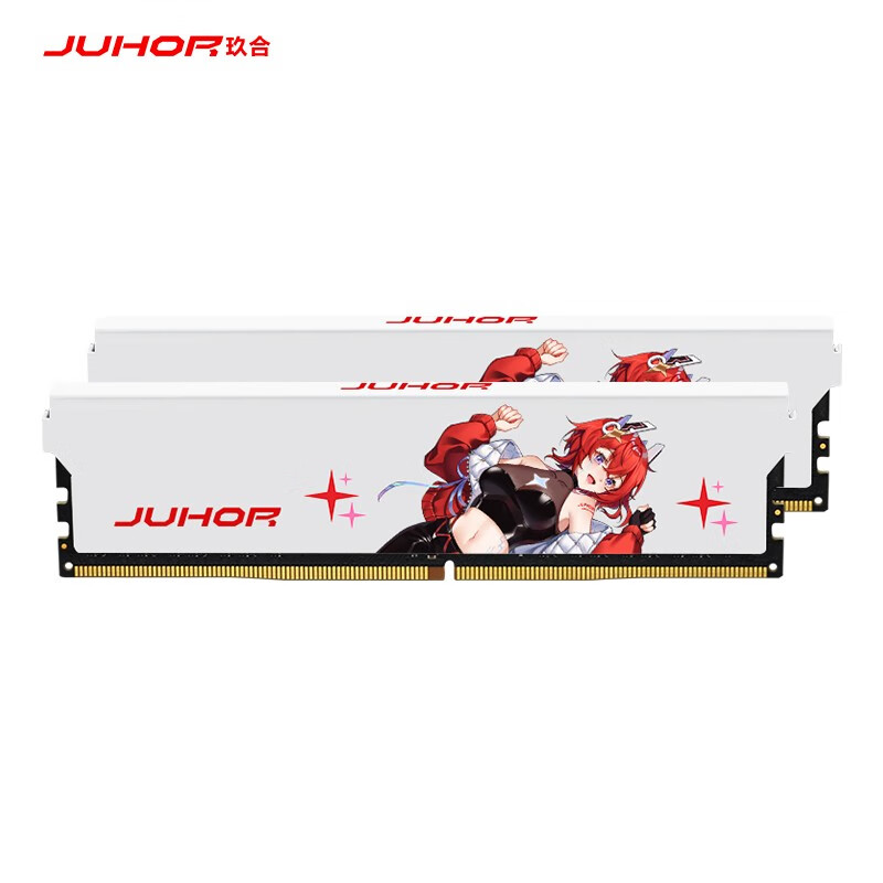 JUHOR 玖合 星舞系列 DDR4 3200MHz 台式机内存 马甲条