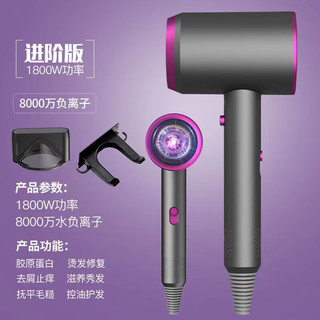 徕芬 laifen品质吹风吹se高速吹风机三代莱芬电吹风 经典灰1800W 胶原蛋白+水润负离