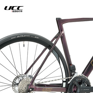 UCC 新品 速度密码 Di2电子变速系统 碳纤维破风车架全内走一体把