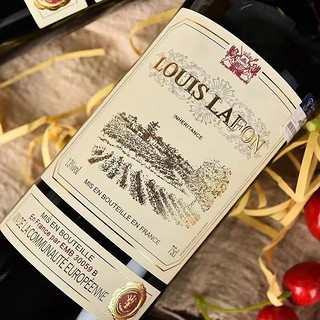 路易拉菲（LOUIS LAFON）法国原瓶进口干红葡萄酒红酒酒水酒类原装经典传承送礼品酒13度 单支装