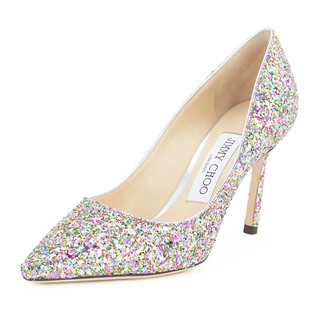 JIMMY CHOO 周仰杰 ROMY 85系列 女士高跟鞋 ROMY 85 CGF 222 CONFETTI 五彩 36